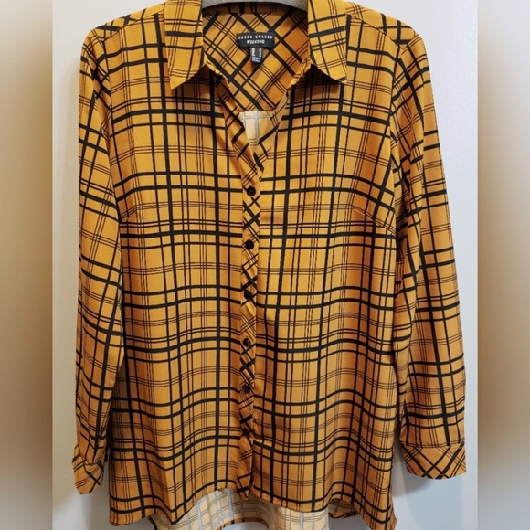 Susan graver weekend button front tunic - Picture 1 of 6